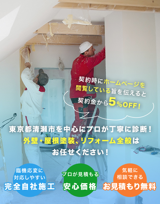 町のペンキ屋＆リフォーム屋さん 藤井塗装
